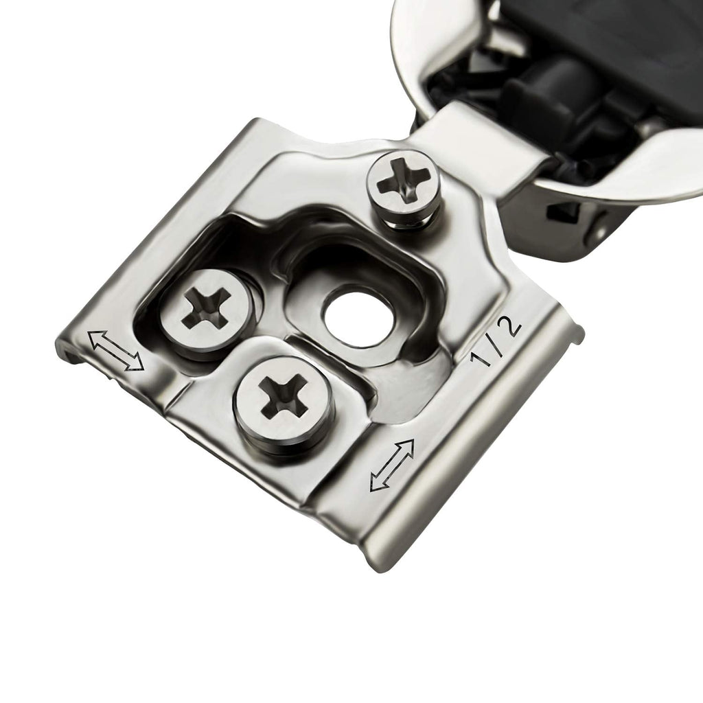 Soft Close Hinges Cabinet Hinges, 1/2 Inch Overlay, 20 Pack