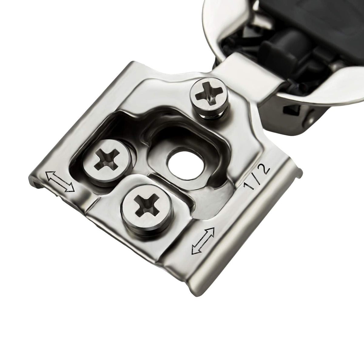 Soft Close Hinges Cabinet Hinges, 1/2 Inch Overlay, 20 Pack