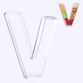 11" Acrylic Letter Charcuterie Box, Reusable Fillable Alphabet Number Shaped Form Tray for Birthday Anniversaries