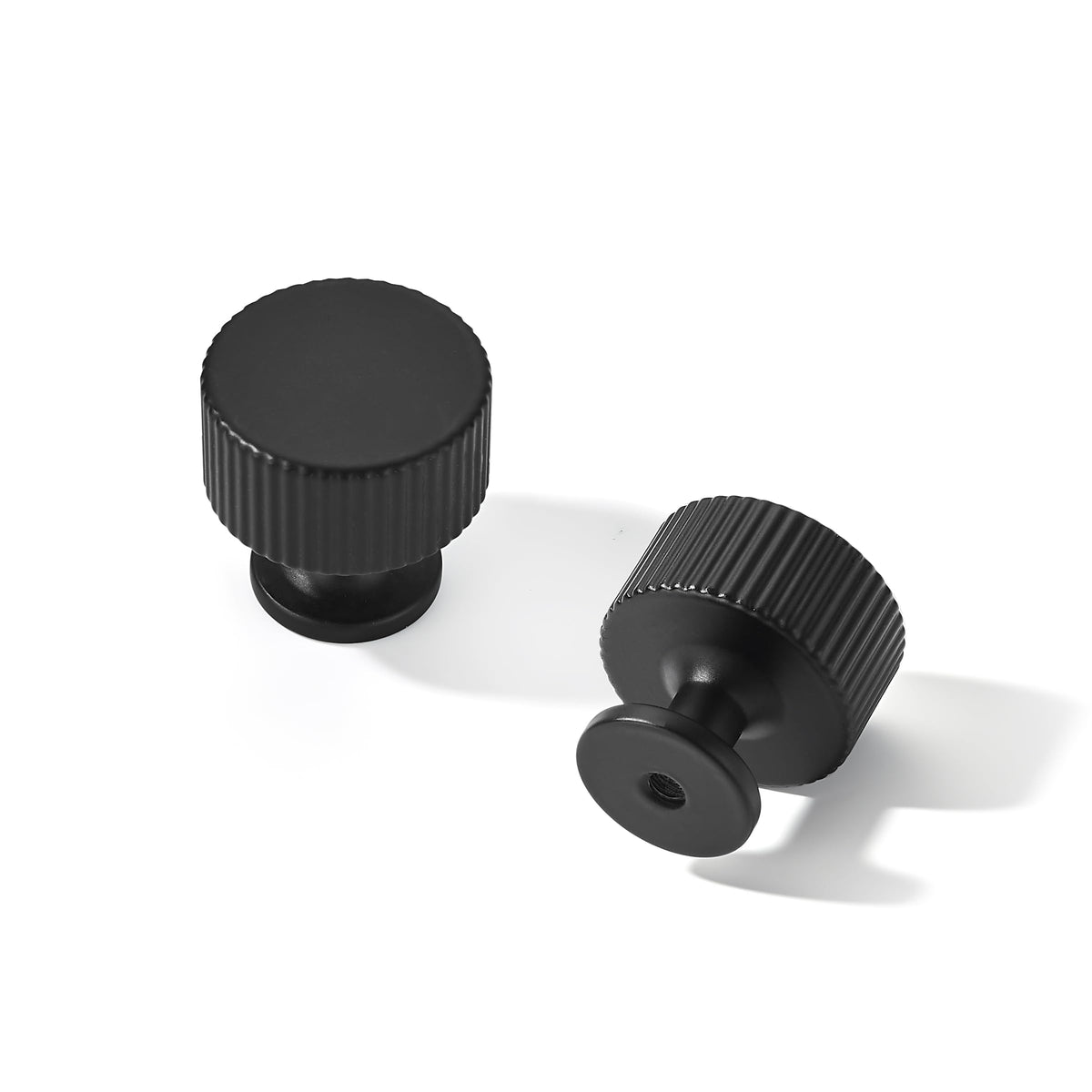 Large Knob 10-Pack,Matte Black Large Knob Cabinet Pulls, Kitchen Drawer Handles, for Dresser cabinets, cabinets, Door