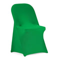 Stretch Spandex Folding Chair Cover for Wedding Party Dining Banquet Event (Emerald, 25pcs)
