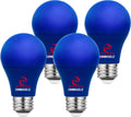 Dimmable A19 Blue Light Bulb, Blue LED Chip, 60W Equivalent