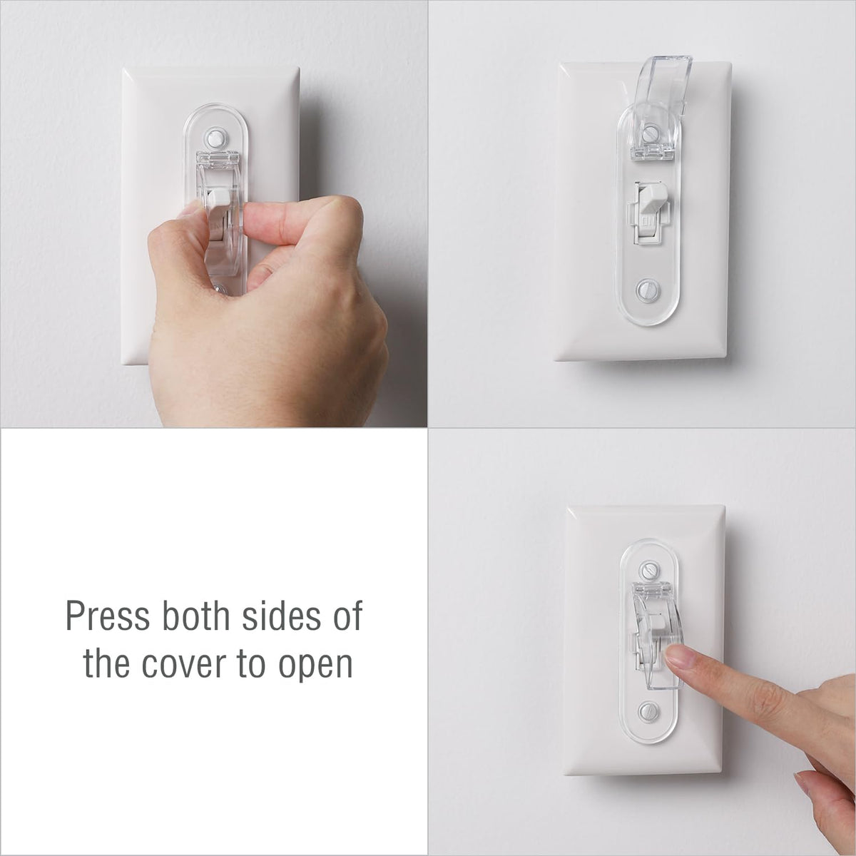 Wall Switch Guard, Childproof Light Switch Cover Guard | Toggle Style | Light Switch Protection | Lock Toggle Switch