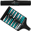Travel Backgammon Game | Lightweight Roll-up Backgammon Set | Travel Backgammon Sets for Adults | Portable