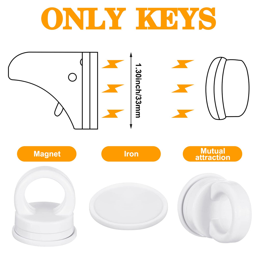 4 Sets Magnetic Cabinet Lock Key Baby Safety Proofing Child Magnet