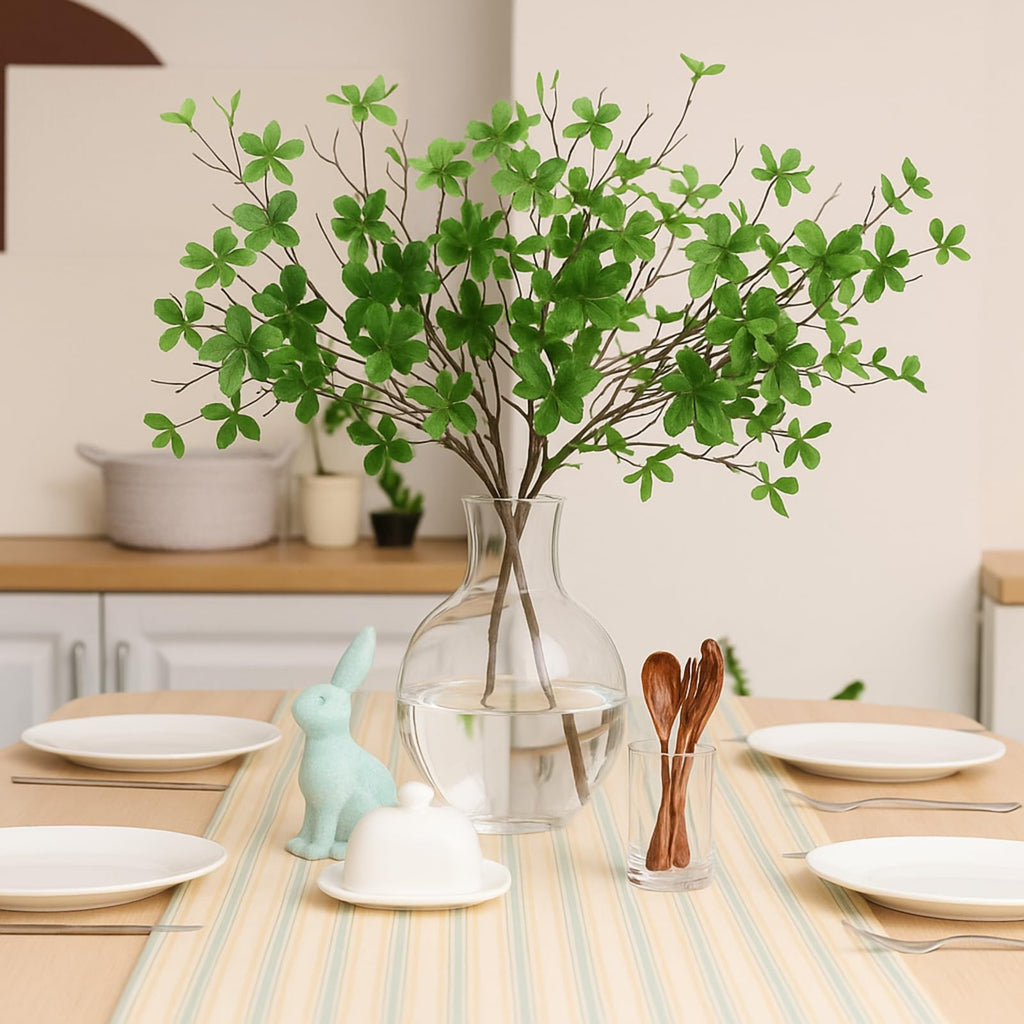 6 Pcs Artificial Greenery Stems, 28.3" Fake Plants Branch