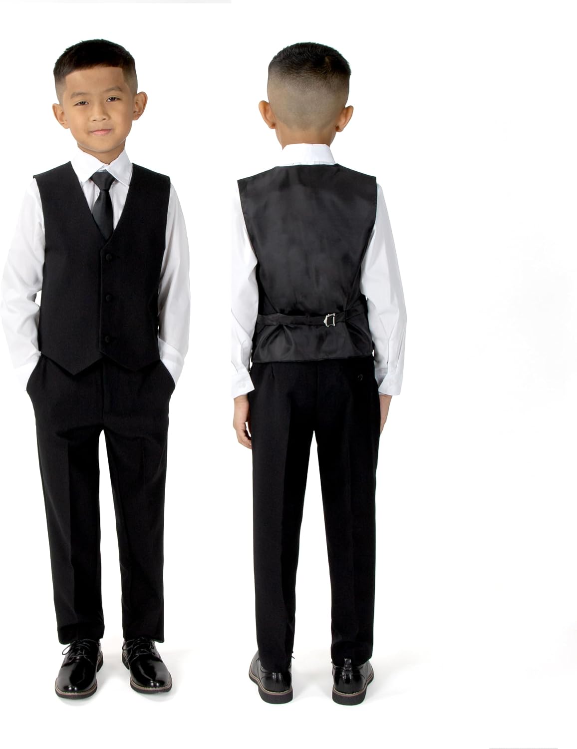 Boys' Classic Fit Formal Suit Set -Wedding and Formal Attire