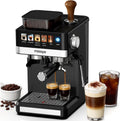 Espresso Machine with Grinder, 20 Bar Coffee Maker with Milk Frother