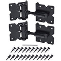 Self Closing Gate Hinges Heavy Duty, 90 Degree Adjustable, 2 Pcs