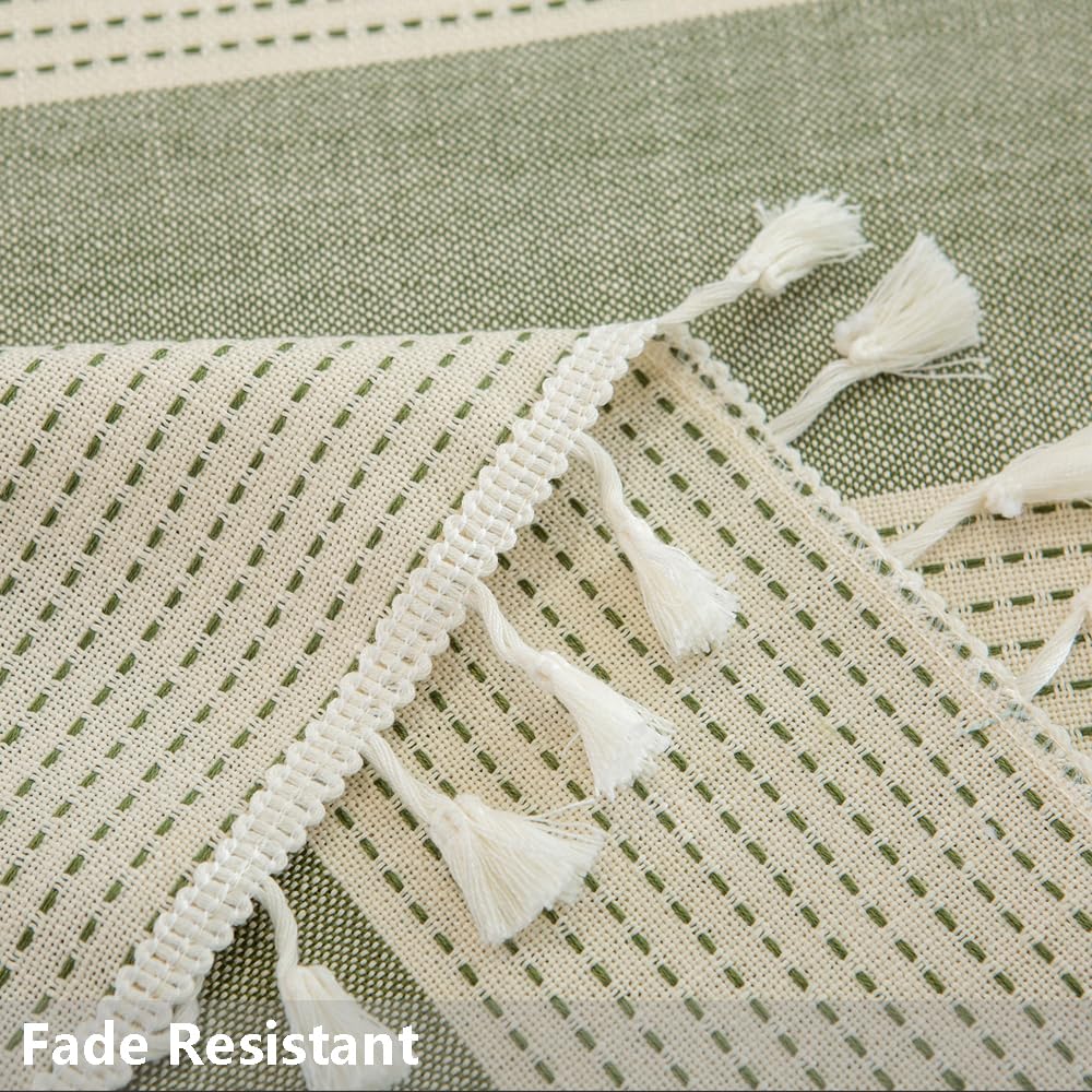Cotton Square Tablecloth Sage Green Striped Tablecloths Ourdoor Table Cloth Square Tables Cloth Tablecloth for Card
