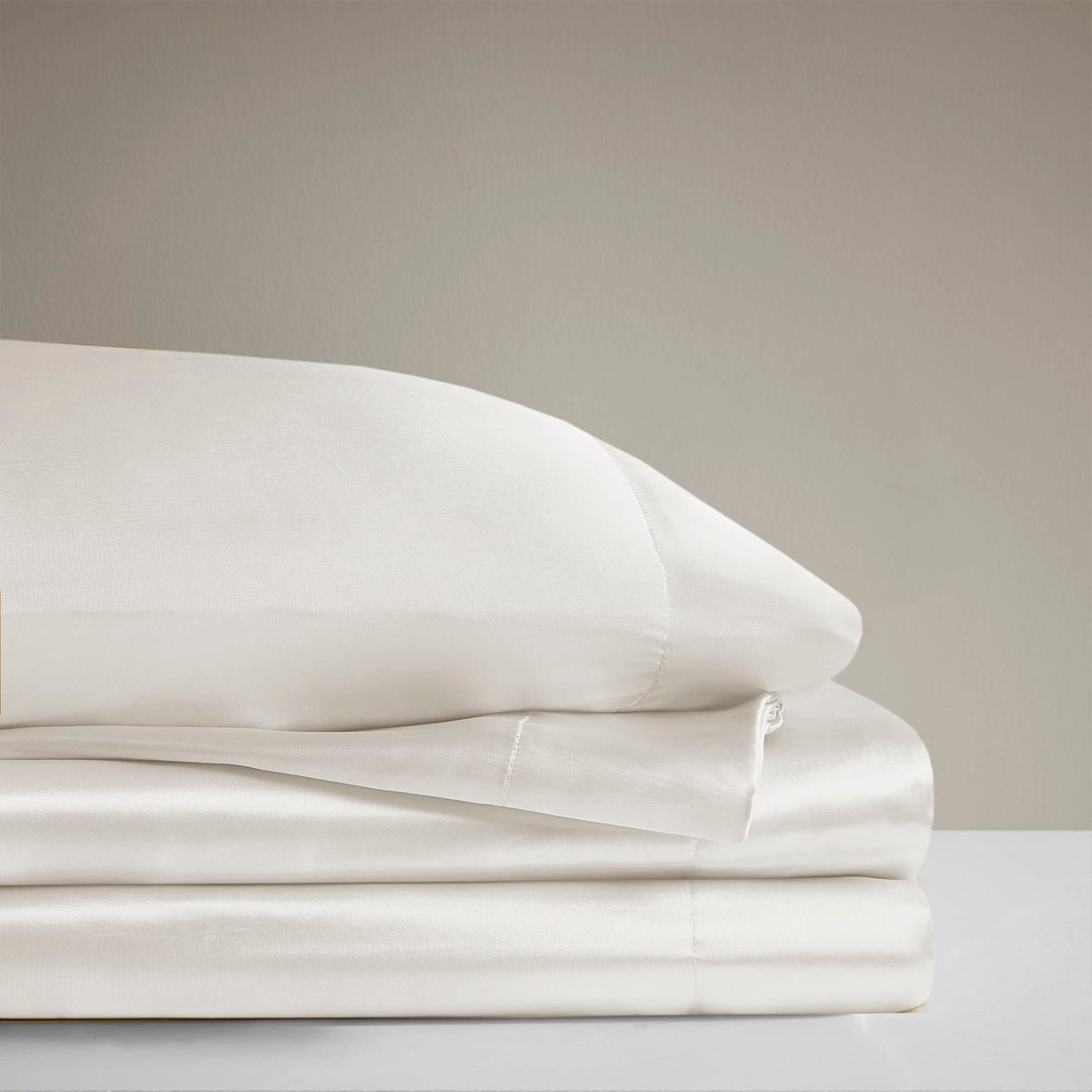 100% Mulberry Silk Sheet Set - 25 Momme Grade 6A, 21 Inch Deep Pocket, Luxurious Bed Sheets for Ultimate