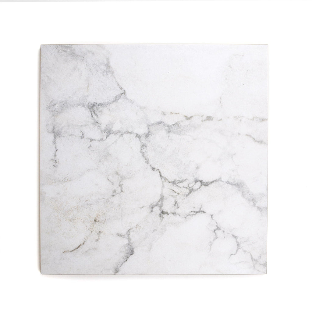 Palazzo Checkerboard | 12"x12" Porcelain Marble Look Floor & Wall Tile (Blanc/Crema, Carton)