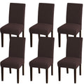 Dining Room Chair Covers, Stretch Parsons Chair Slipcover Set of 6 Washable Kitchen Dining Chair Cover Removable