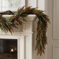 9ft Artificial Norfolk Pine Fall Garland for Mantle