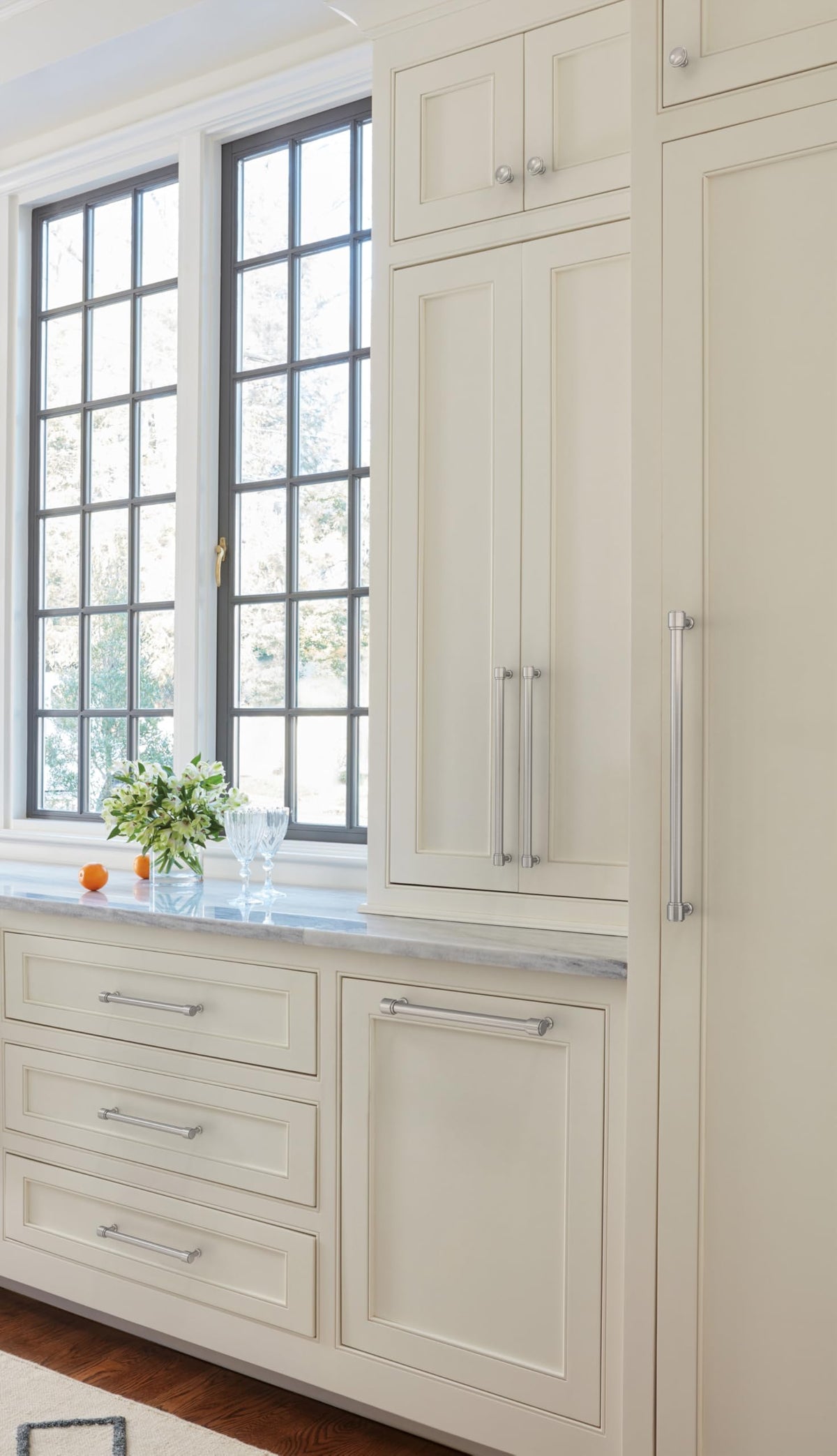 12-5/8" Faircrest Satin Nickel Drawer Pull