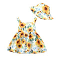 Baby Girl Summer Dresses Yellow Boho Sleeveless Dresses Infant Summer Outfits Sundress Baby Girl Clothes