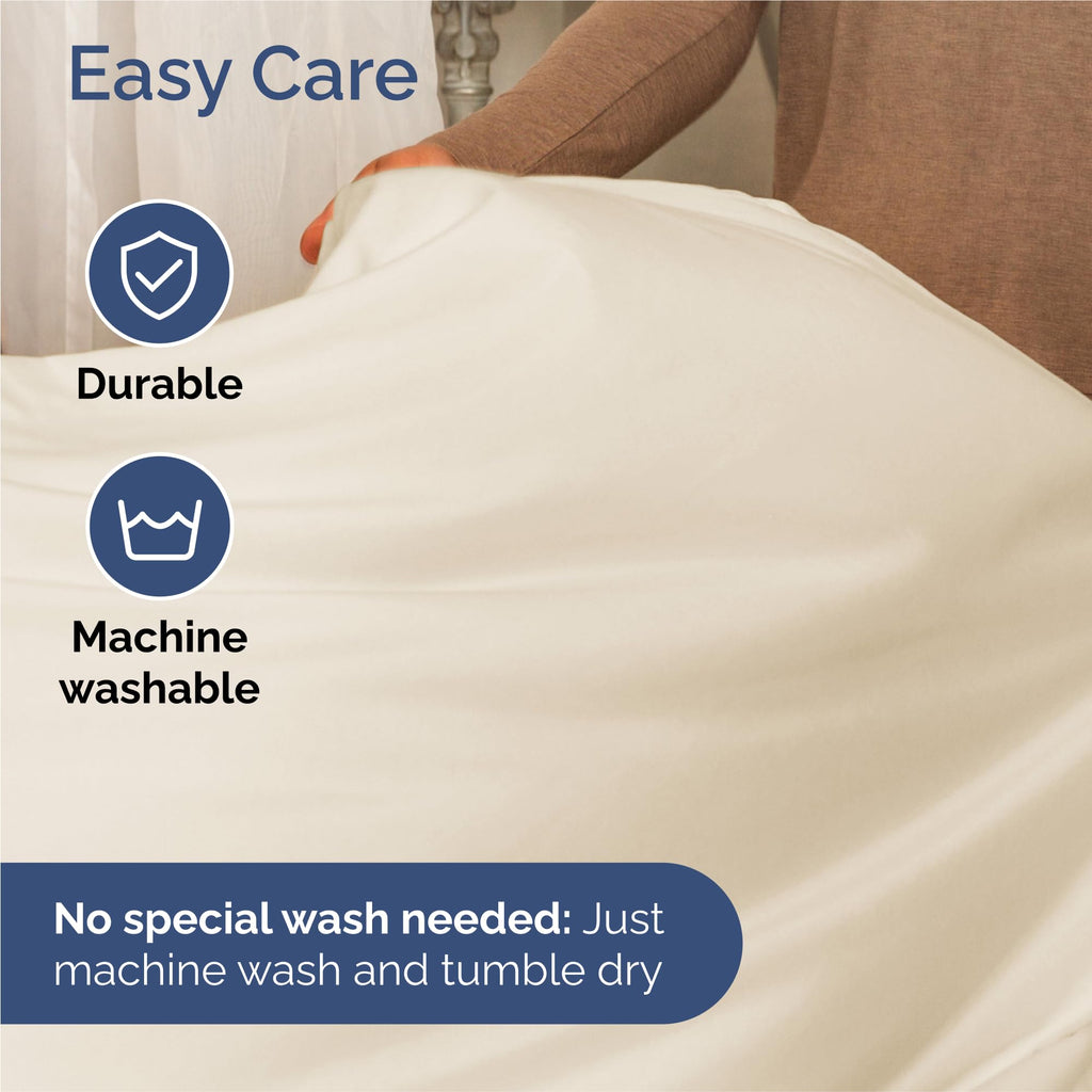 CGK 6pc Bed Sheet Set - Breathable & Cooling - Off White