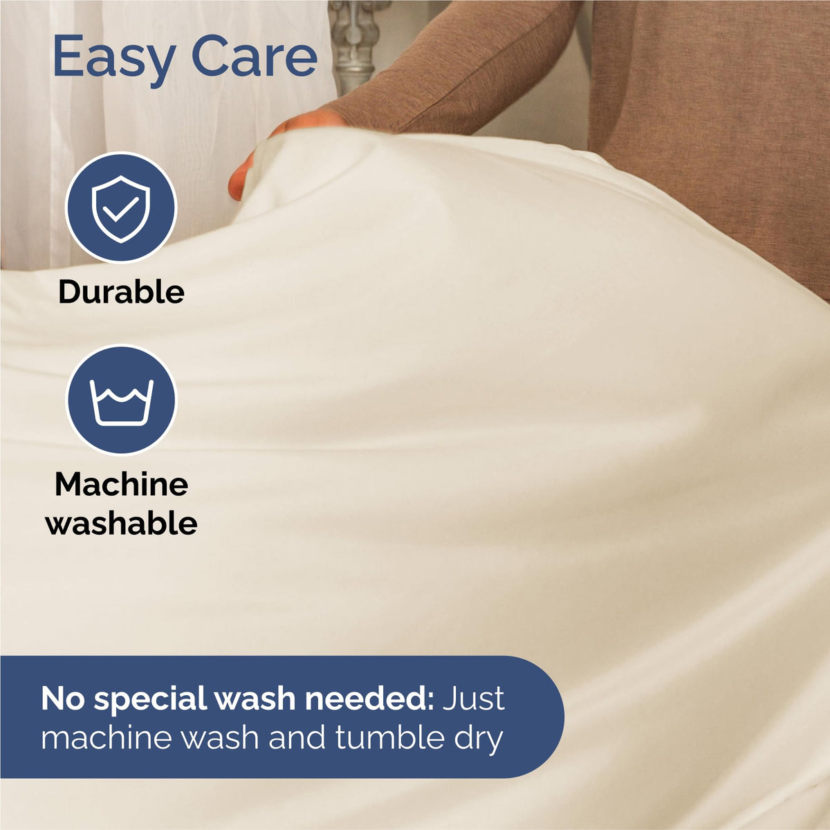 CGK 6pc Bed Sheet Set - Breathable & Cooling - Off White