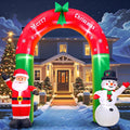 Christmas Inflatable Arch Outdoor Decorations Blow Up Archway Xmas Decor