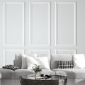 Peel and Stick Wall Molding Kit 6-Frame Pre-Made, Ready-to-Assemble Wall Moulding Panel Frame, Self-Adhesive