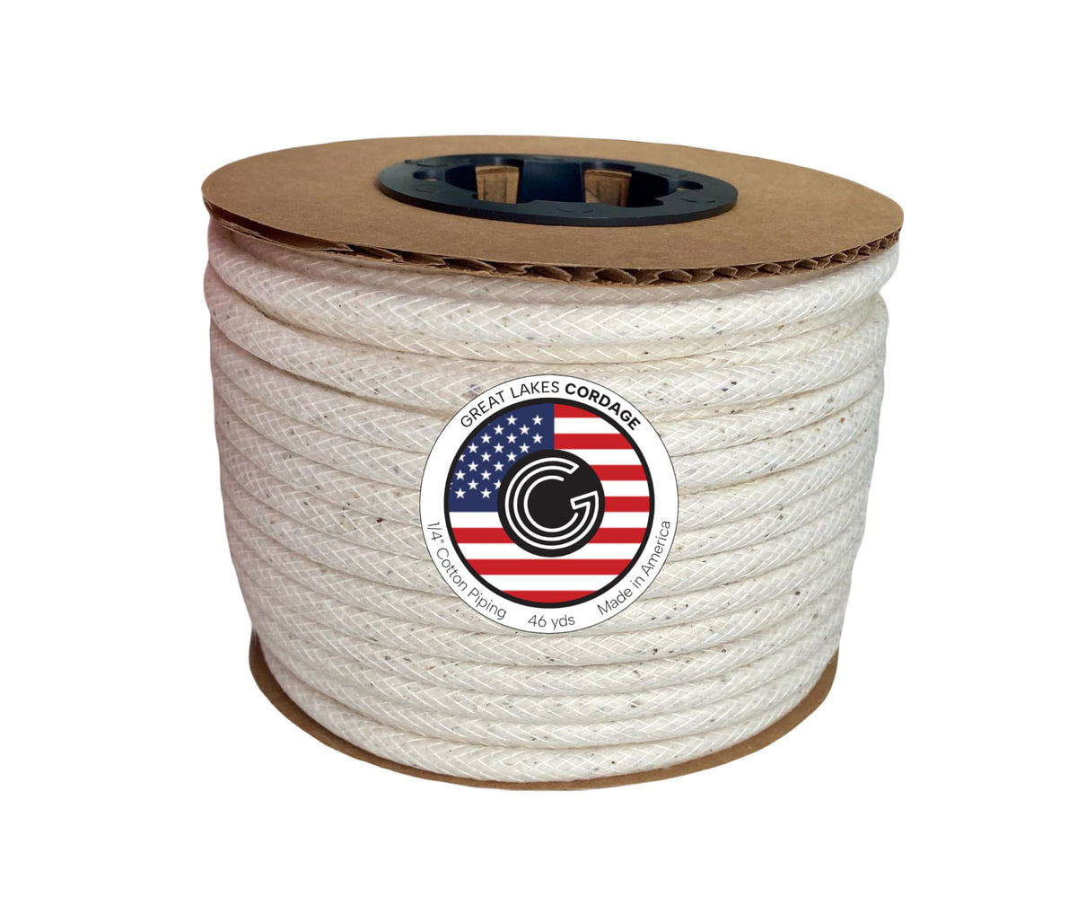 1/4" Cotton Piping Cord, Size 2 (46 Yards)