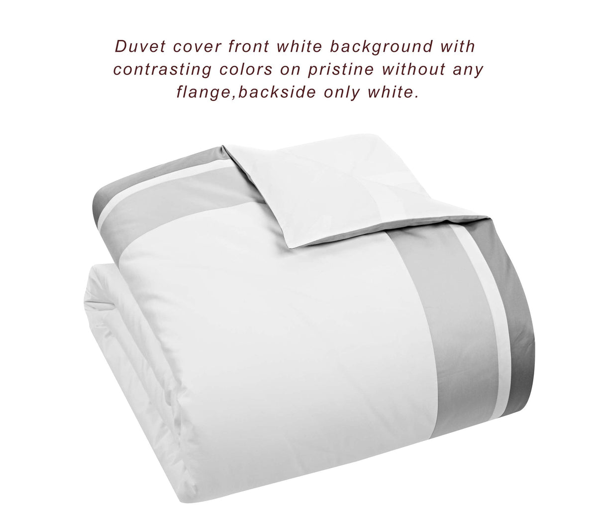 Casabolaj Shading 3 Pcs Do Not Include Filling Duvet Cover Set 100% Egyptian Cotton Sateen Luxury 400 TC Classic
