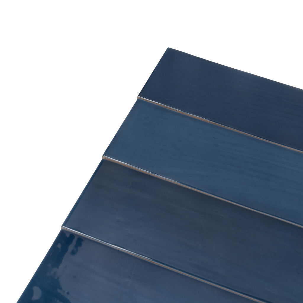 Subway Ceramic Tile Navy Blue 2.56x15.75 Glossy 10.76 sq ft/case 38-Pack