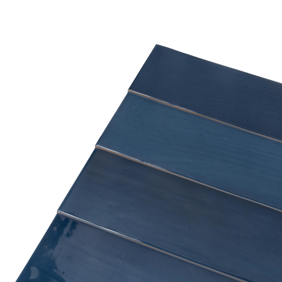 Subway Ceramic Tile Navy Blue 2.56x15.75 Glossy 10.76 sq ft/case 38-Pack