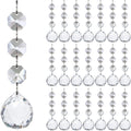 30pk Christmas Crystal Ball Prism Ornaments for Christmas Tree Decorations