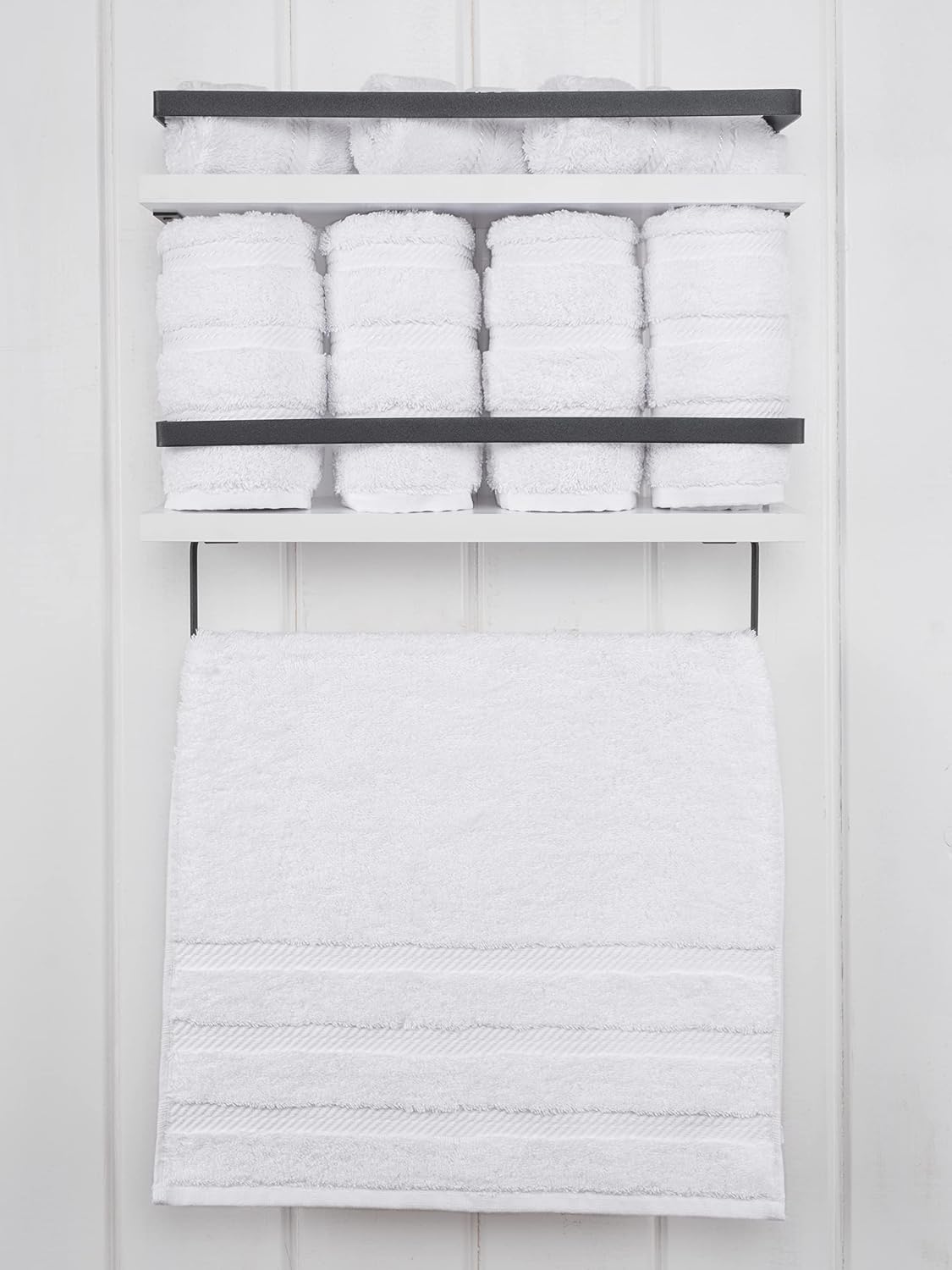Soft Linen 100% Cotton Luxury Turkish Towels, 4 PC Hand Towel Set