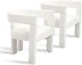 Modern Dining Chair Set of 2 / Living Room Chairs, Fabric Armchair