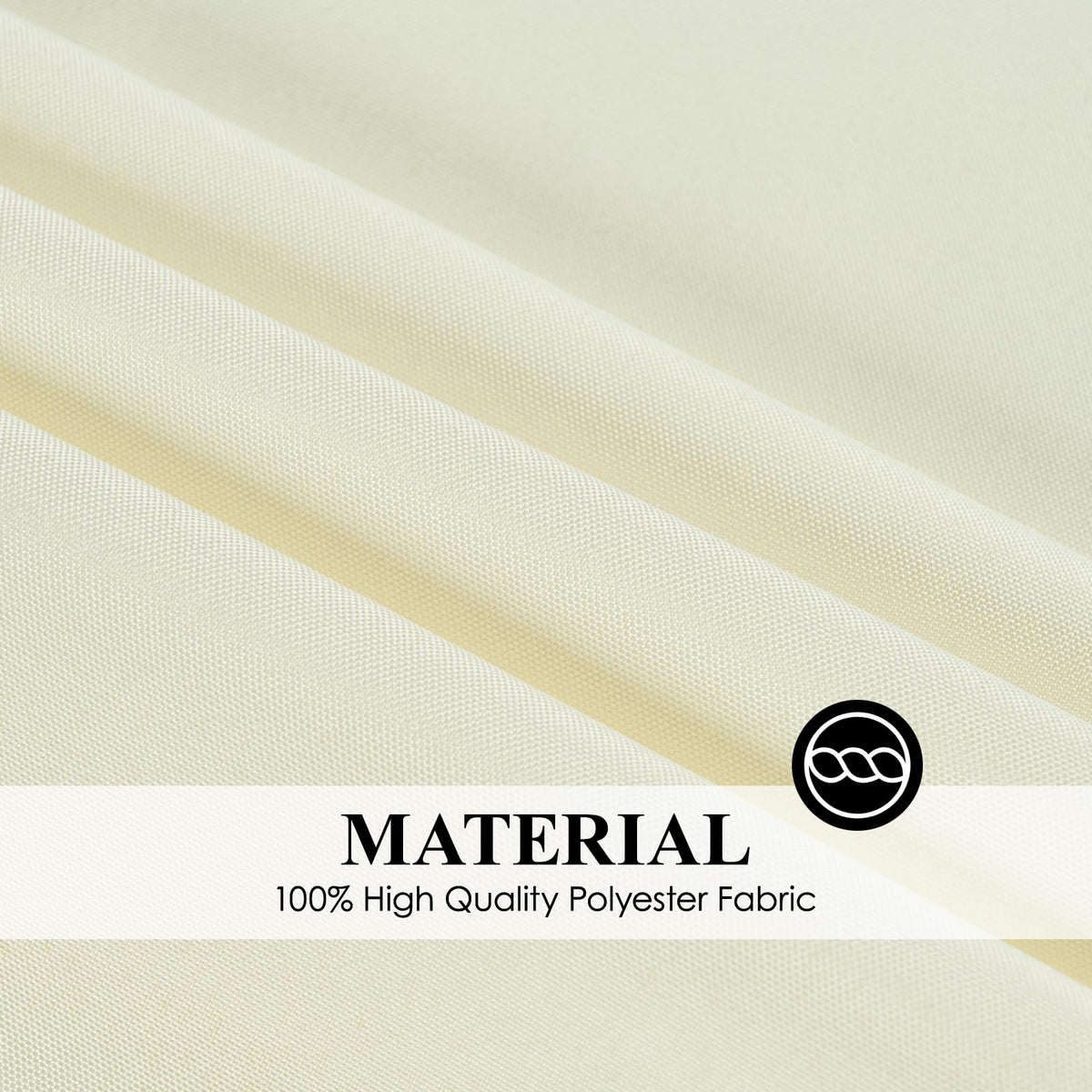 10 Pack Ivory Round Tablecloths 120 Inch for Dining Tables