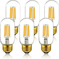 Dimmable Tubular led Bulb T45/T14, Warm White 2700k,60W Equivalent,Vintage Edison Style LED Filament Light Bulbs, E26