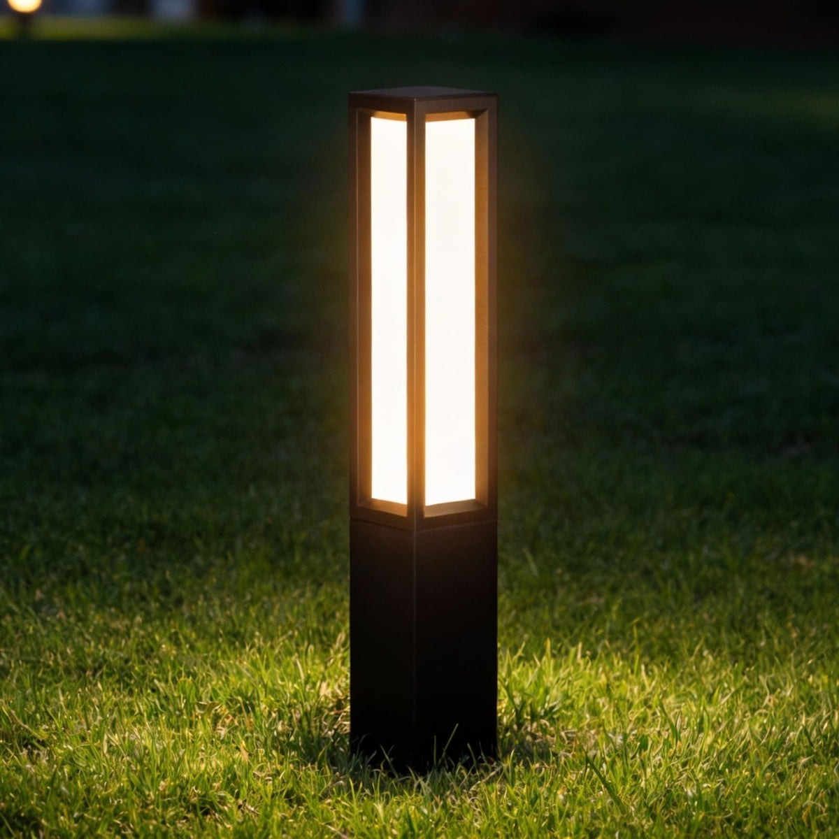 32" Bollard Light, 12V Low Voltage Aluminum LED IP65 Waterproof Modern Outdoor Landscape Path Lights 3000K Curb