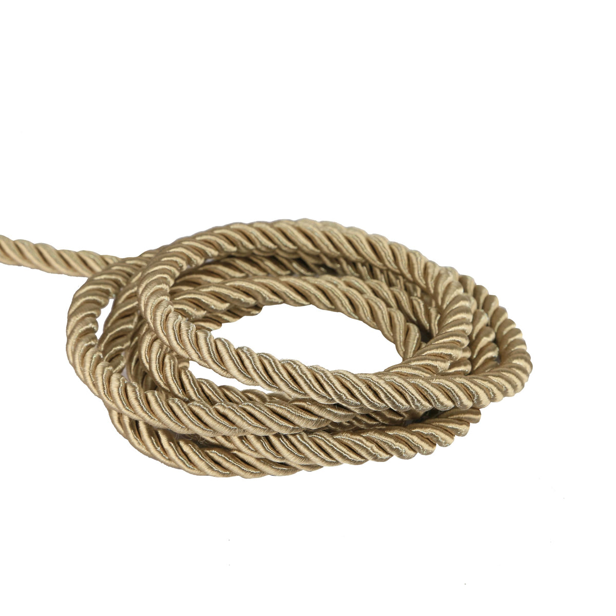 M Twisted Cord Trim Rope(Gold) - 10 Yards 8m