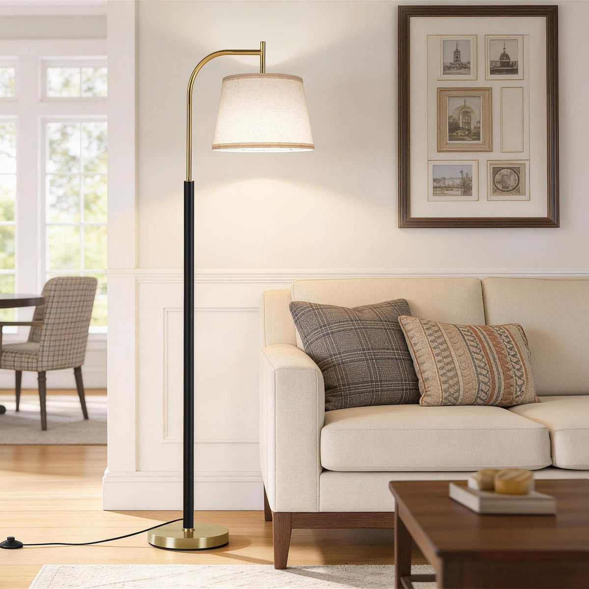 Wood Floor Lamp, Mid Century Modern Standing Lamps