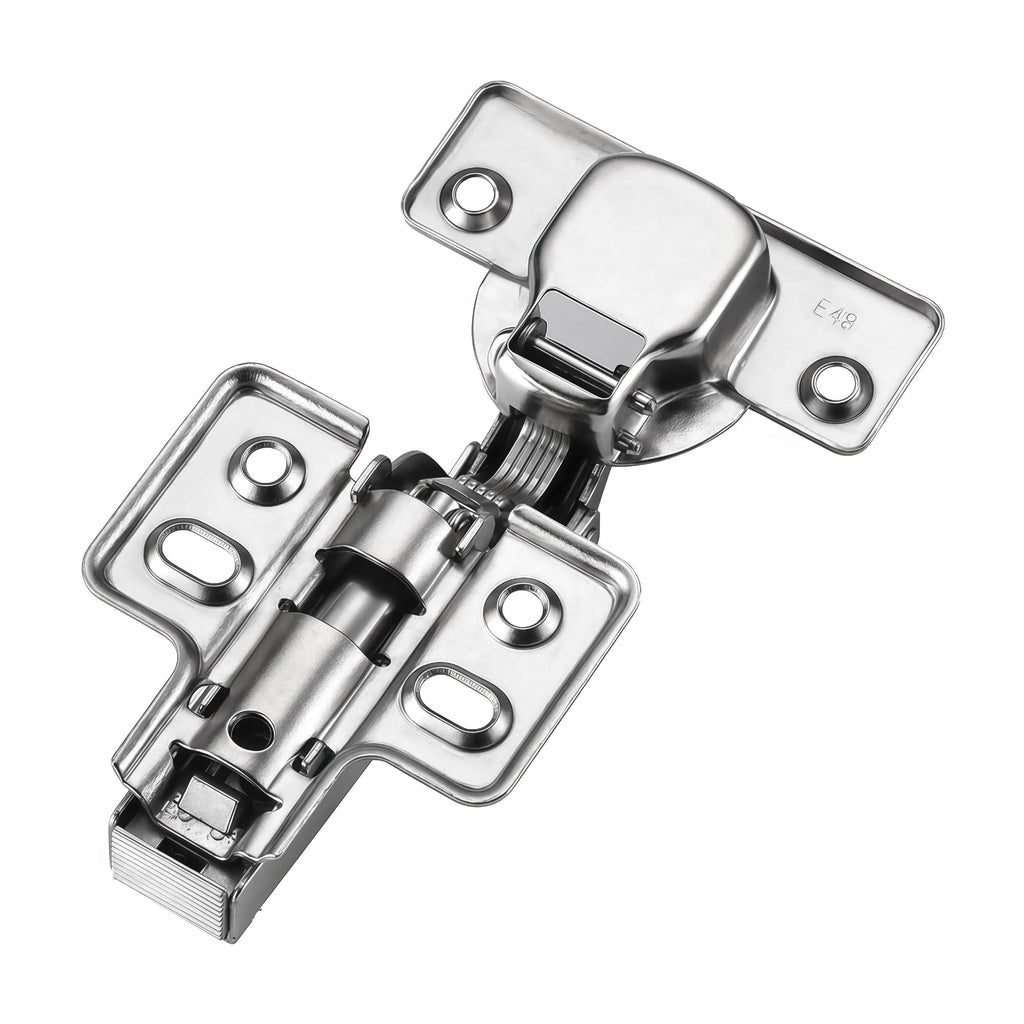 Inset 35mm Cup European Hidden Hinge Clip-on Plate for Easy Installation Kitchen, Bathroom Heavy-Duty Frameless Soft