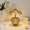 Rechargeable Table Lamp, Small Cordless Lamp with Timer, Yellow