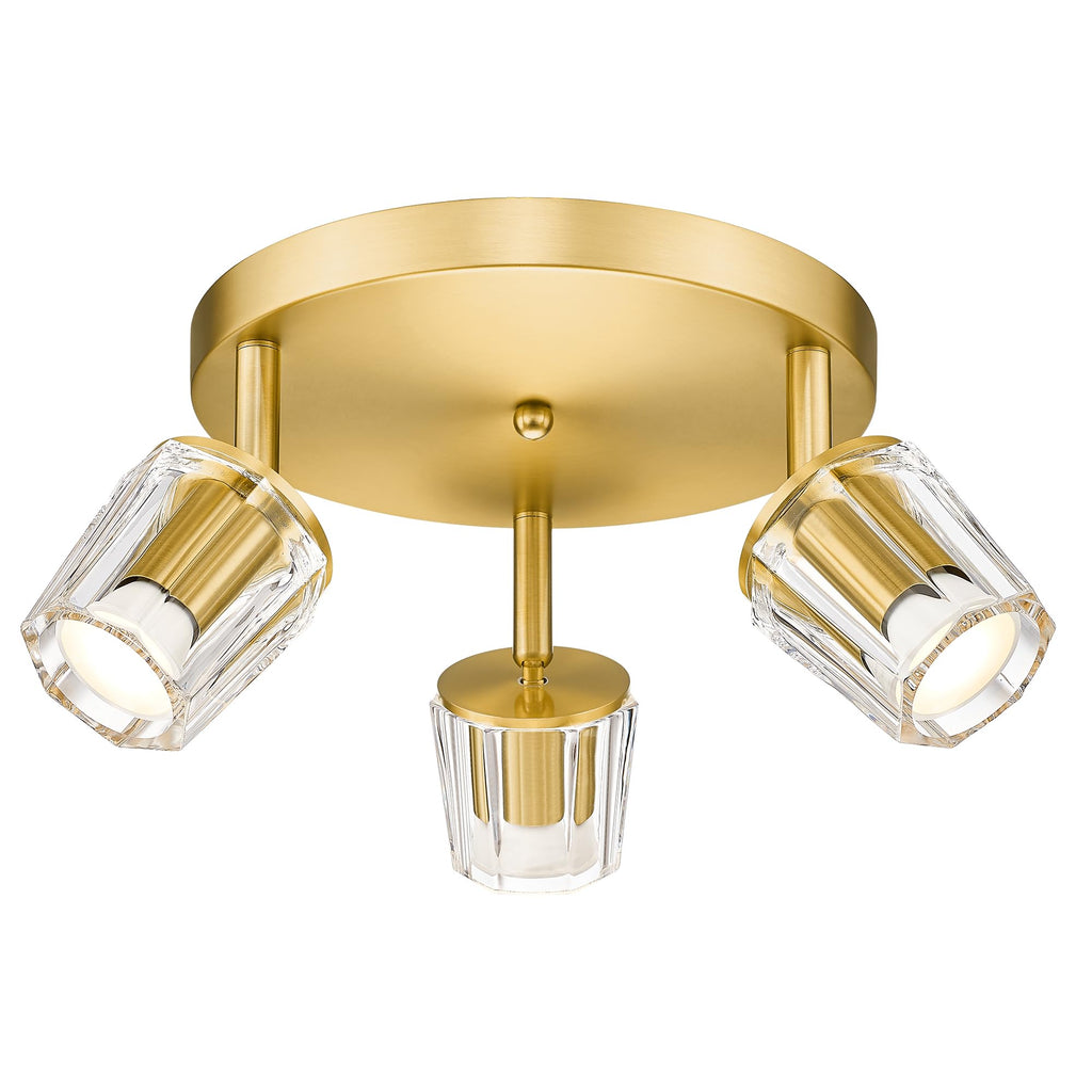 Round LED Track Lighting, 3000K Bulbs Included