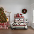 Patchwork Quilt Bedding Set 100% Cotton Farmhouse Coverlet Bedspread Soft Lightweight Comforter with