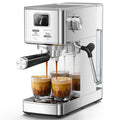 20 Bar Espresso Machine with Milk Frother, Semi-Automatic