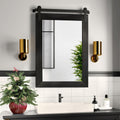 Farmhouse Bathroom Mirrors for Over Sink - 30 x 22 Black