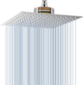 Rain Shower Head with Filtered - High Flow Large Rainfall Shower Heads Made of Stainless Steel