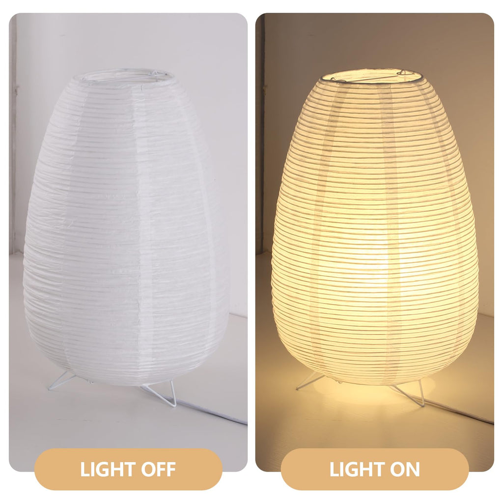 Small Rice Paper Lamp, Japanese Lamp Lantern Table Lamp, Paper Table Lamp, Lantern Lamps for Desk Bedrooms Bedside