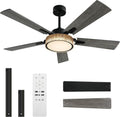 52" Smart Chandelier Ceiling Fan with Light & Remote
