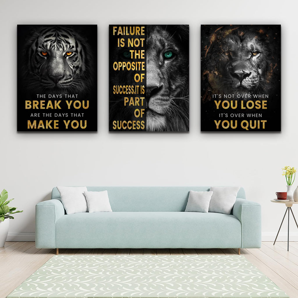 Motivational Office Wall Decor 3 Pieces Paintings Motivational PostersMotivational Wall Decor Prints Inspirational