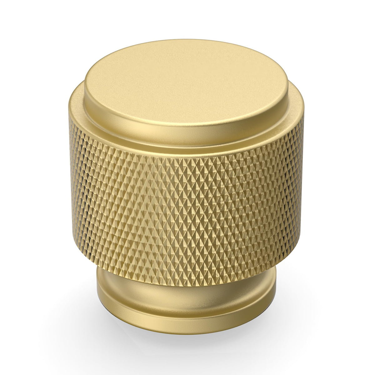 6 Pack Brushed Gold Cabinet Knobs Heavy-Duty Solid Kitchen Cabinet Pulls Gold Dresser Drawer Hardware for Cupboard