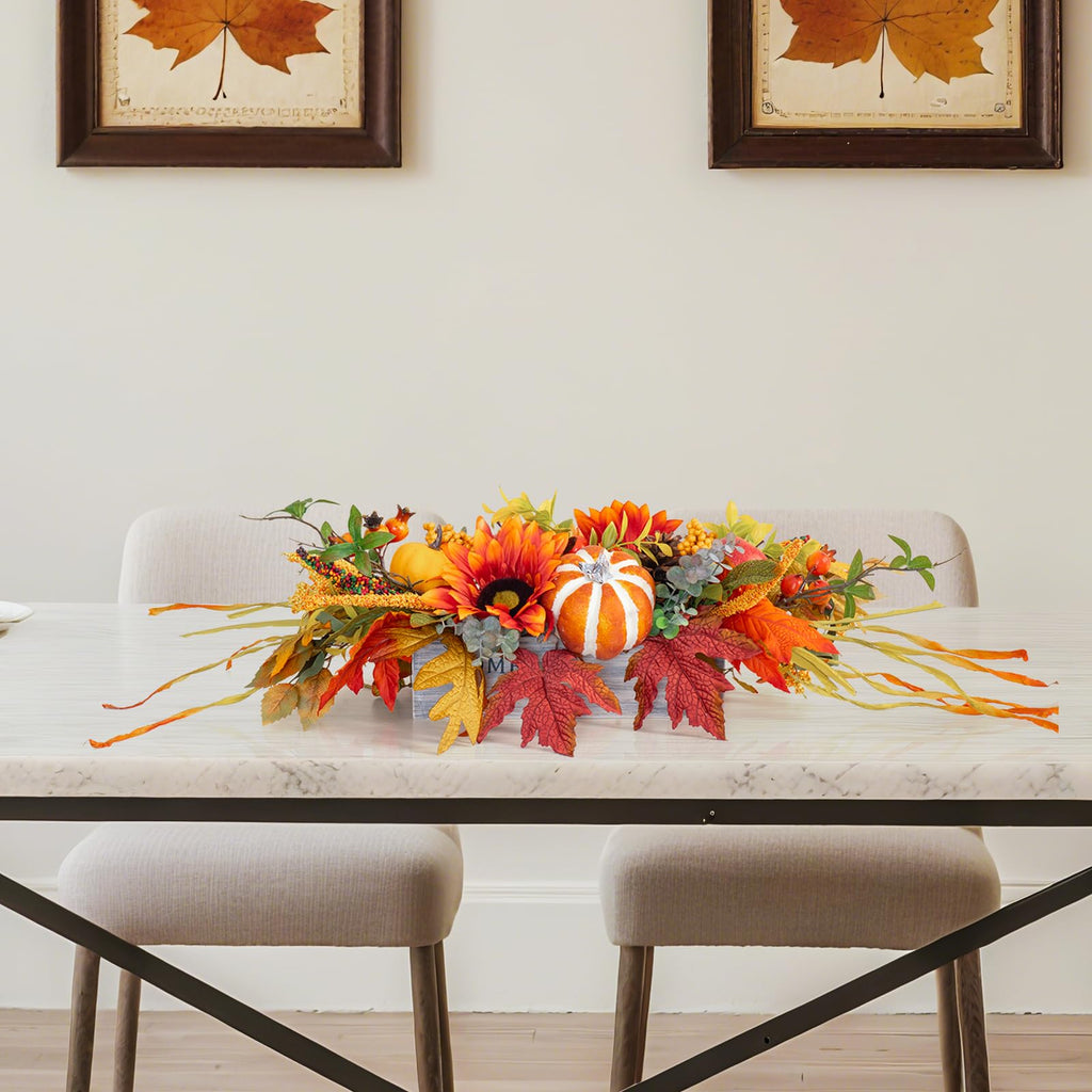 Fall Centerpieces for Tables 28" Fall Table Centerpiece for Dining Table