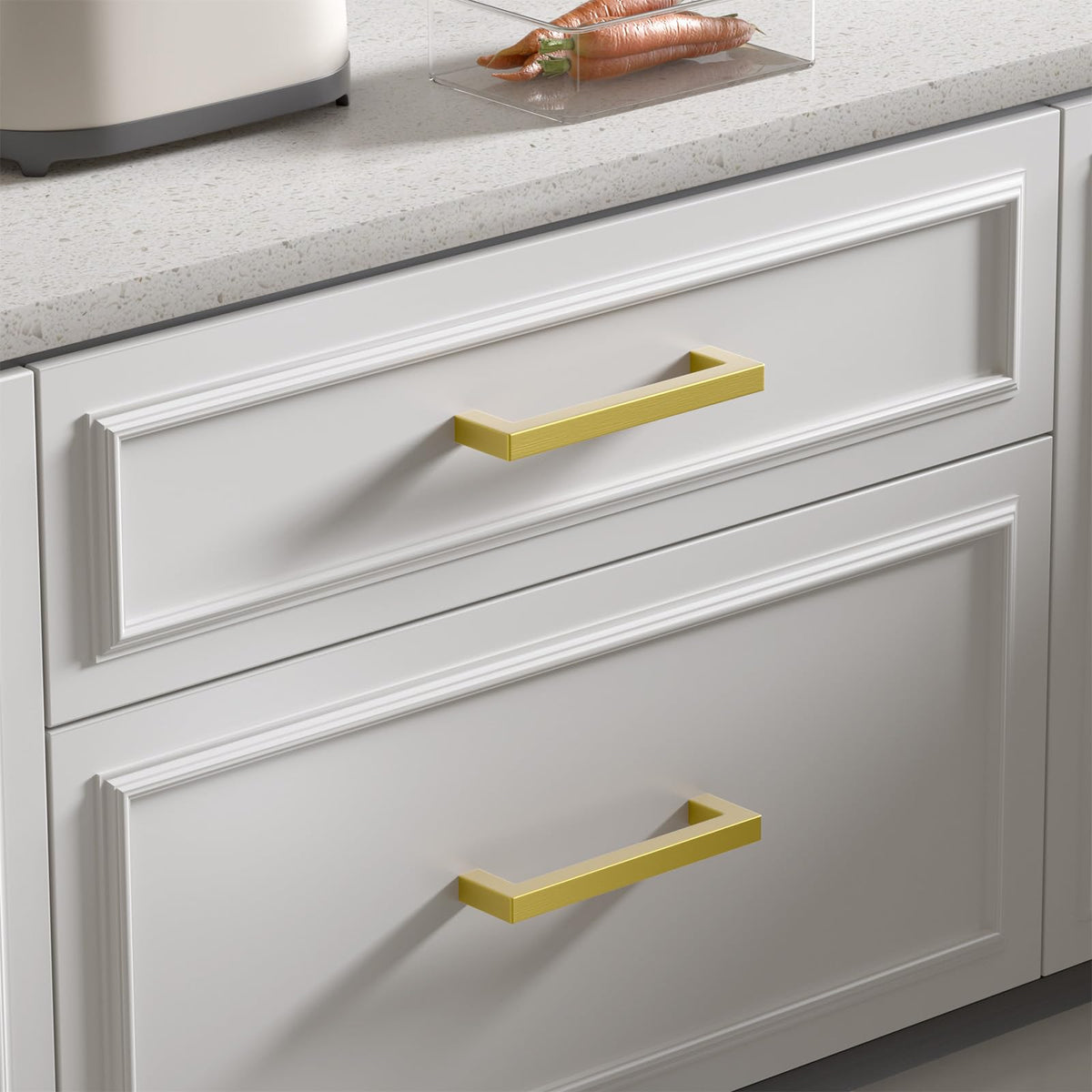 150 Pack 5 Inch Gold Cabinet Handles Brushed Gold Cabinet Pulls