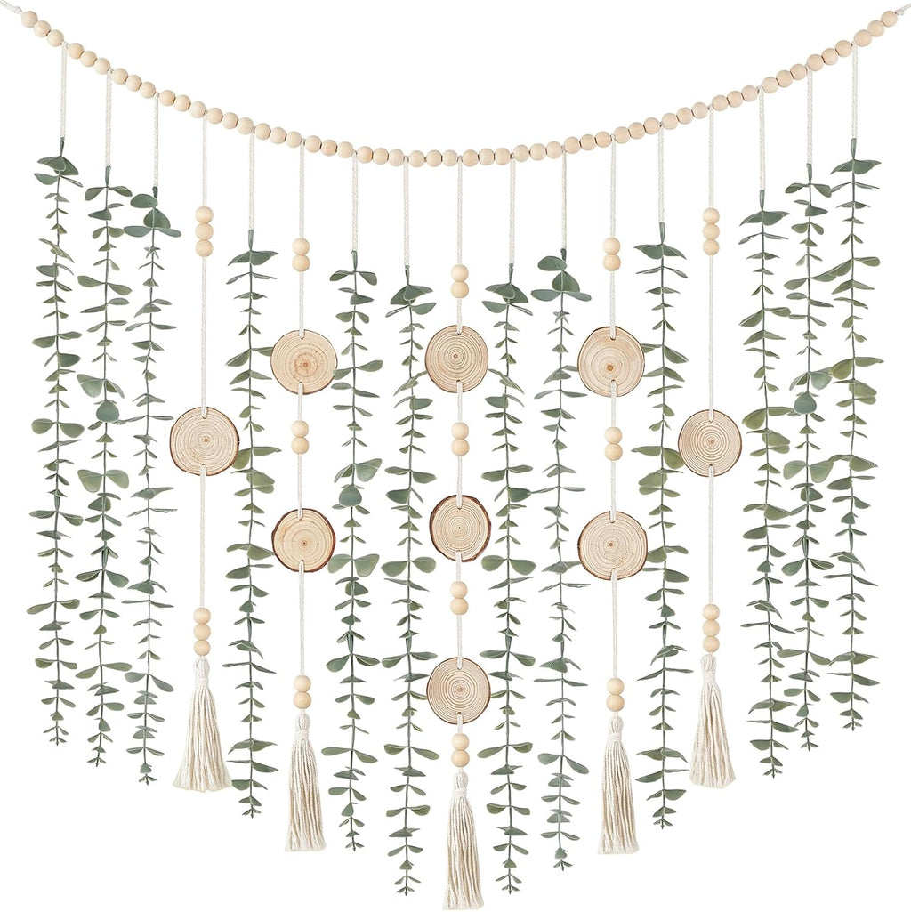 Boho Hanging Artificial Eucalyptus Garland Wall Decor 43'' Fake Plant